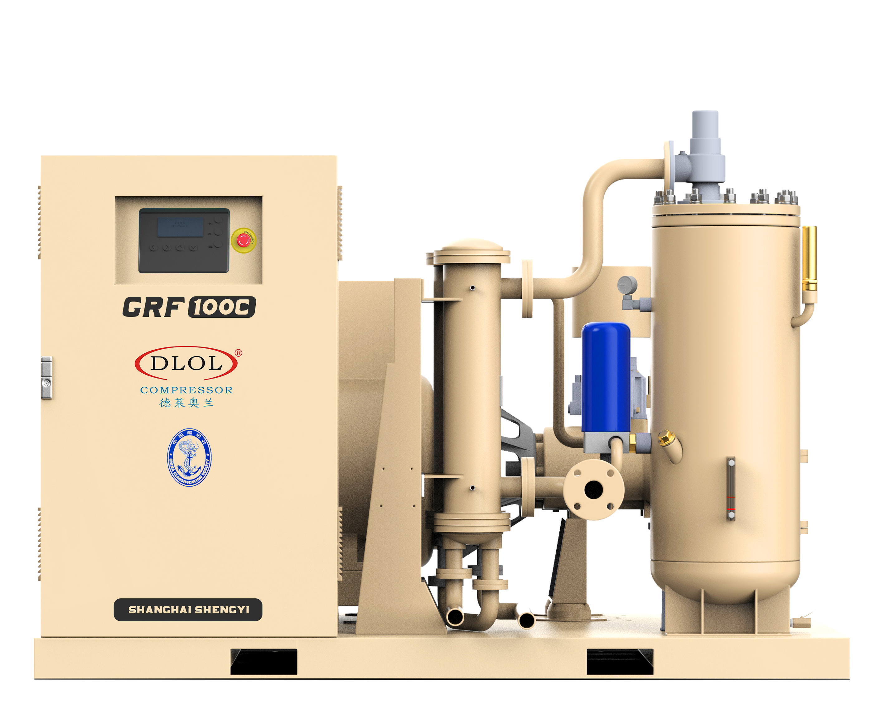 fancy shot of TK product on a moving truck